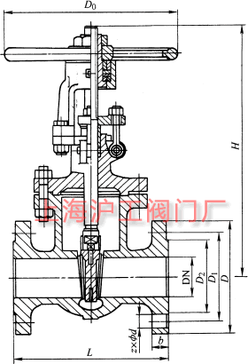 Z41HZ41Y  150(Lb)~600(Lb) ШʽlyҪμY(ji)(gu)ߴʾD